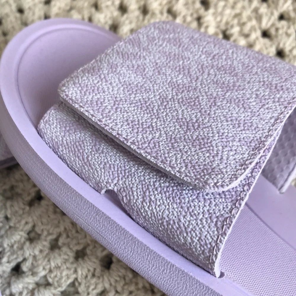 Michael KORS Lavender Slide Sandals SZ 10 - Picture 6 of 7